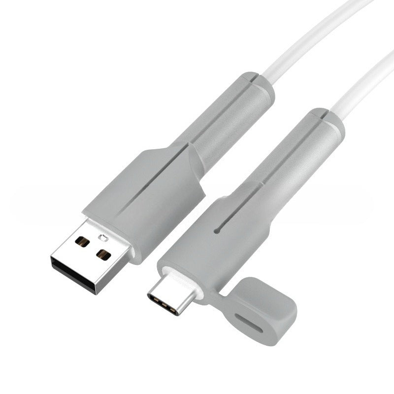 New data cable protective cover silicone anti-break charging cable protective cover cable biter anti-break