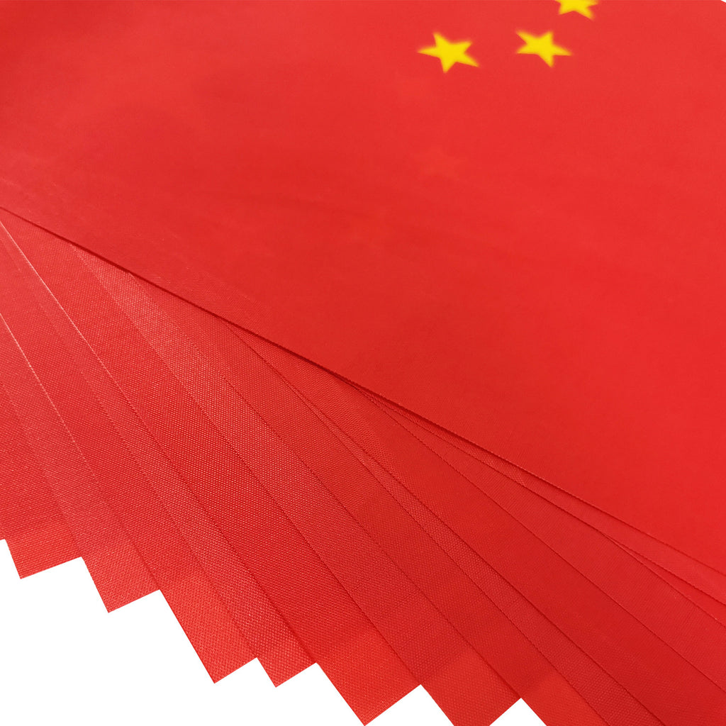 No. 8 small red flag hand-waving flag Chinese national flag wholesale National Day performance hand-waving five-star red flag small flag