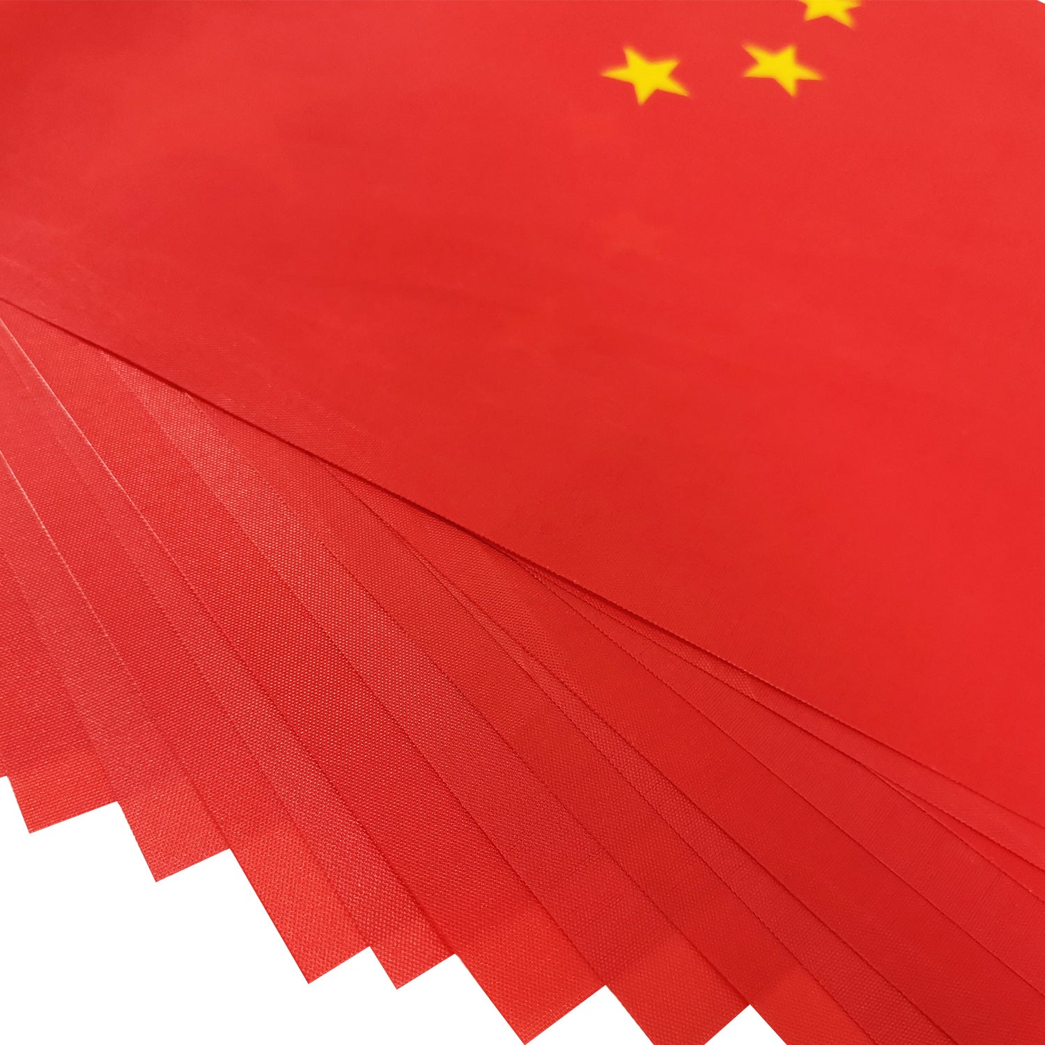 No. 8 small red flag hand-waving flag Chinese national flag wholesale National Day performance hand-waving five-star red flag small flag