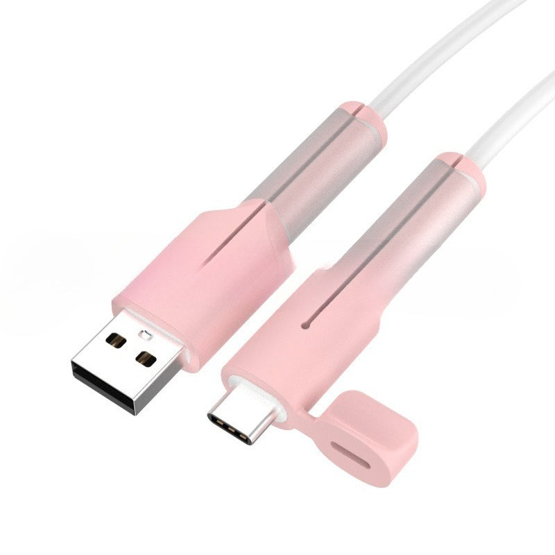 New data cable protective cover silicone anti-break charging cable protective cover cable biter anti-break
