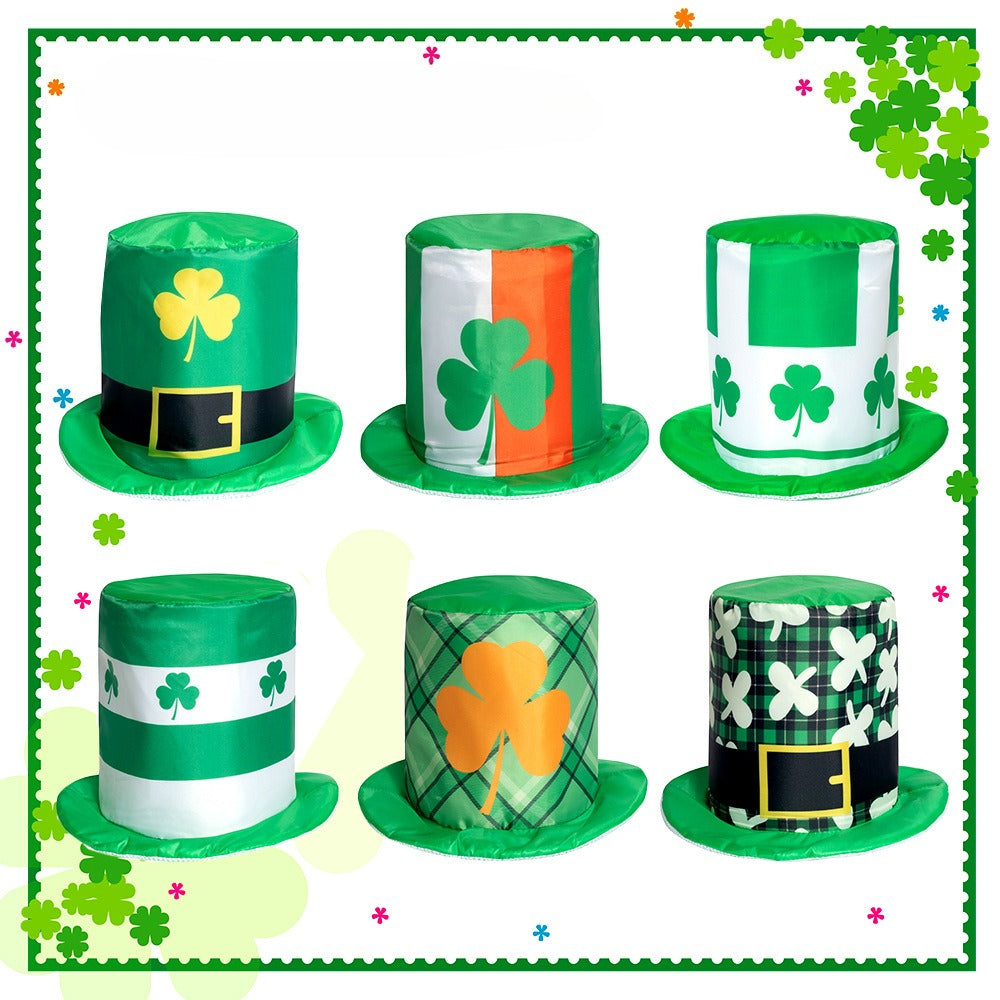 St. Patrick's Day Hat, Irish Day Hat, Party Hat, St. Patrick's Day, Leafy Day, Clover Hat.
