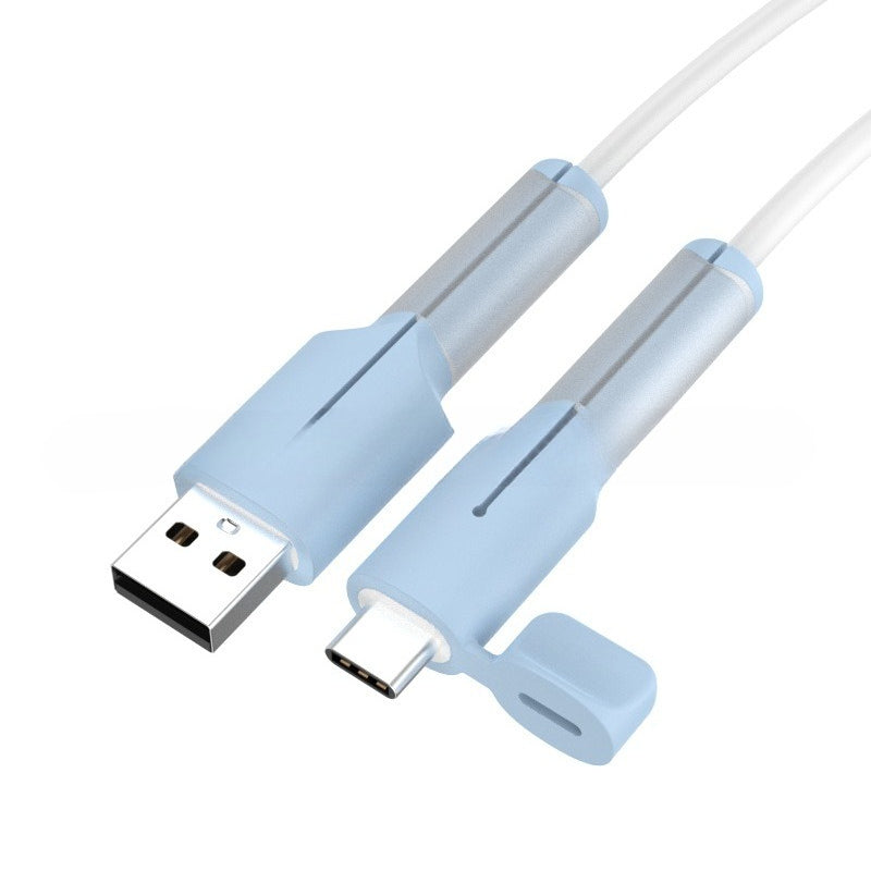 New data cable protective cover silicone anti-break charging cable protective cover cable biter anti-break