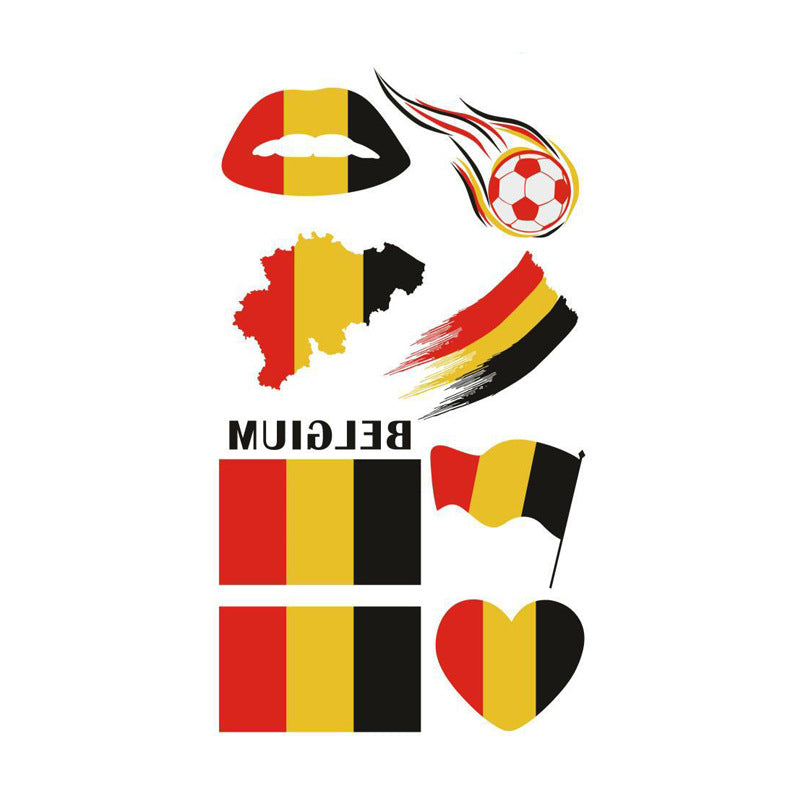 U.S.-Canada-Mexico 2026 World Cup Peripheral Products Fan Face Stickers Come on Expression Personalized Design Tattoo Stickers