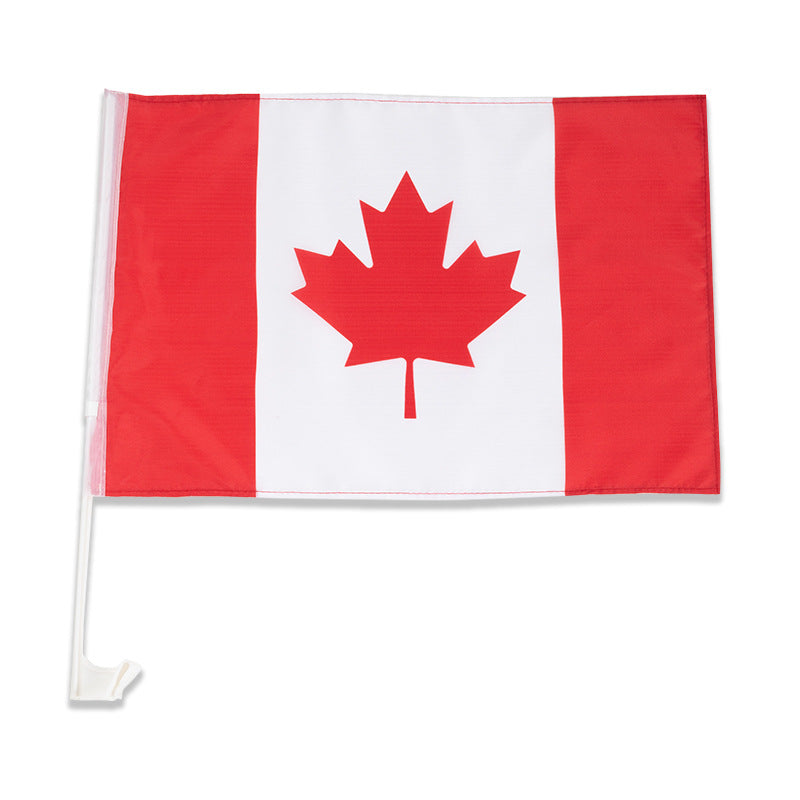 US, Canada and Mexico 2026 World Cup Products Canadian Flag Car Flag Mirror Cover Car Cover Hood Cover