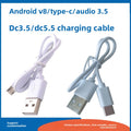 Data cable V8 is suitable for Android Typec USB fast charging mobile phone 2A Bluetooth headset humidifier pure copper charging cable