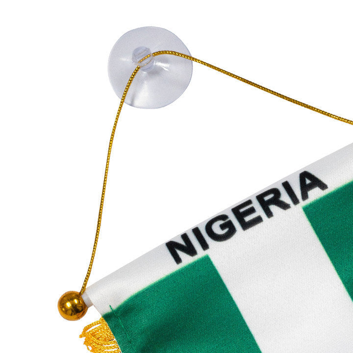 Small American flag, fringed suction cup, small hanging flag, 2026 US-Canada-Mexico World Cup flag, satin mini pennant