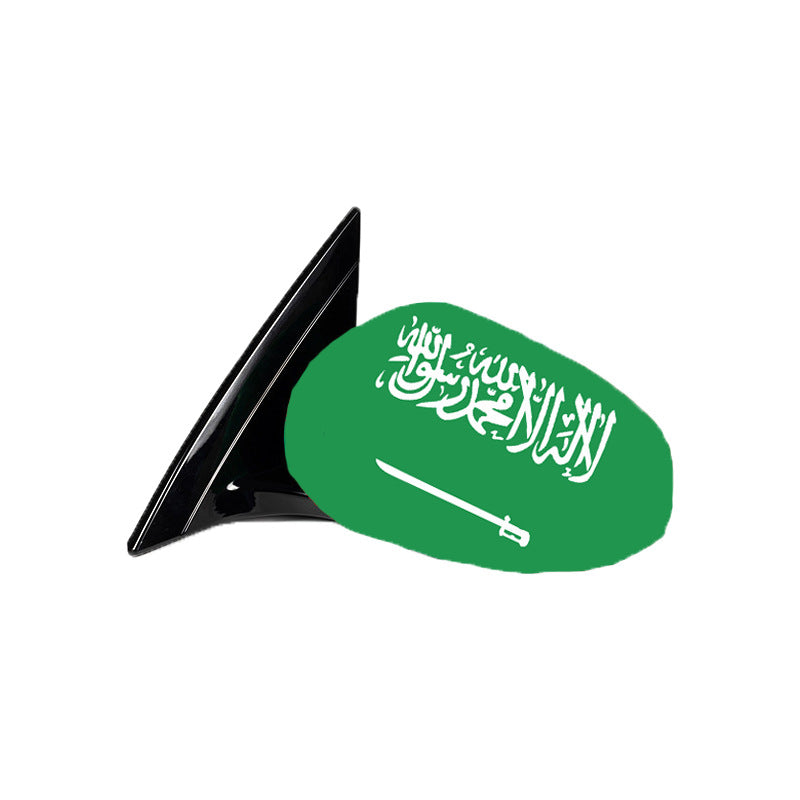 Saudi Arabia flag car flag car cover car mirror cover reflector cover National Day patriotic decoration