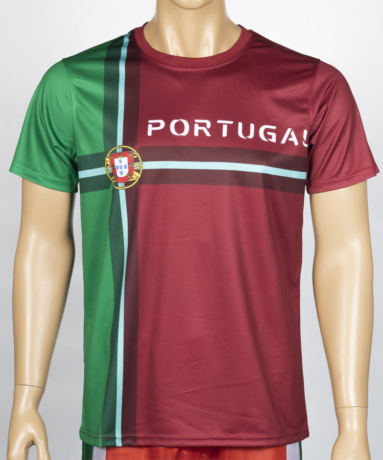 2026 US, Canada and Mexico World Cup quick-drying fans T-shirt national flag football jersey cheering sportswear customization