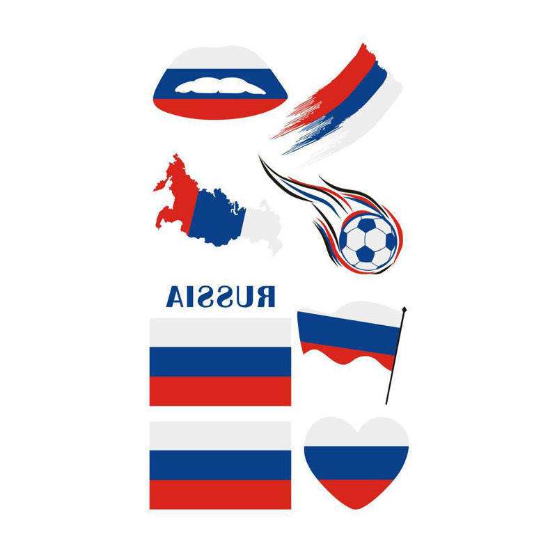 U.S.-Canada-Mexico 2026 World Cup Peripheral Products Fan Face Stickers Come on Expression Personalized Design Tattoo Stickers