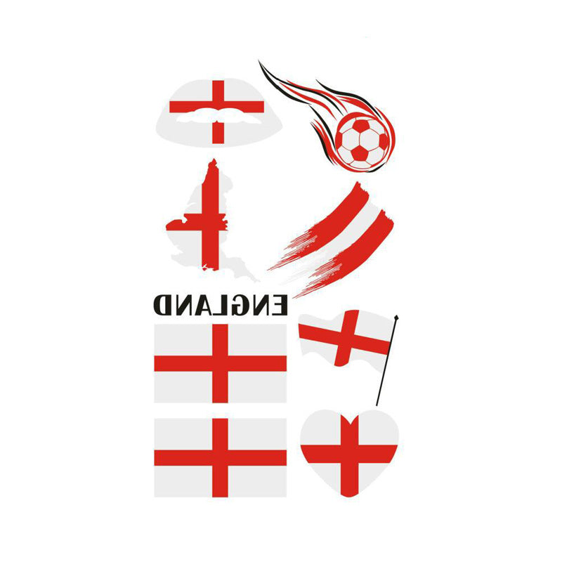 U.S.-Canada-Mexico 2026 World Cup Peripheral Products Fan Face Stickers Come on Expression Personalized Design Tattoo Stickers