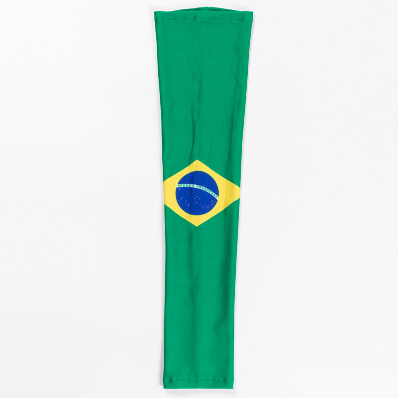 US, Canada and Mexico 2026 World Cup Products Arm Cover Flag Mexico Flag Fan Supplies Sunscreen Sleeves