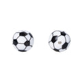 Factory spot 15mm silicone beads baby teething necklace loose beads football basketball water transfer silicone beads wholesale