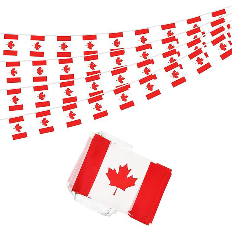 US, Canada and Mexico 2026 World Cup products, fans cheering props decorating the Canadian flag, hand-cranked flag customization