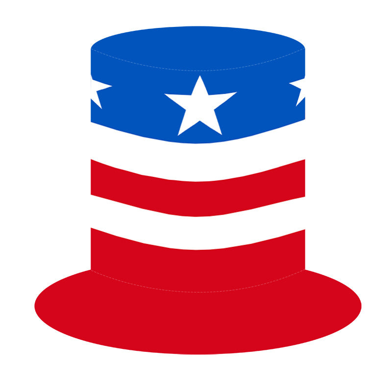 Independence Day Hat Uncle Sam Hat Fourth of July American Flag Top Hat Top Hat Labor Day Decorative Hat