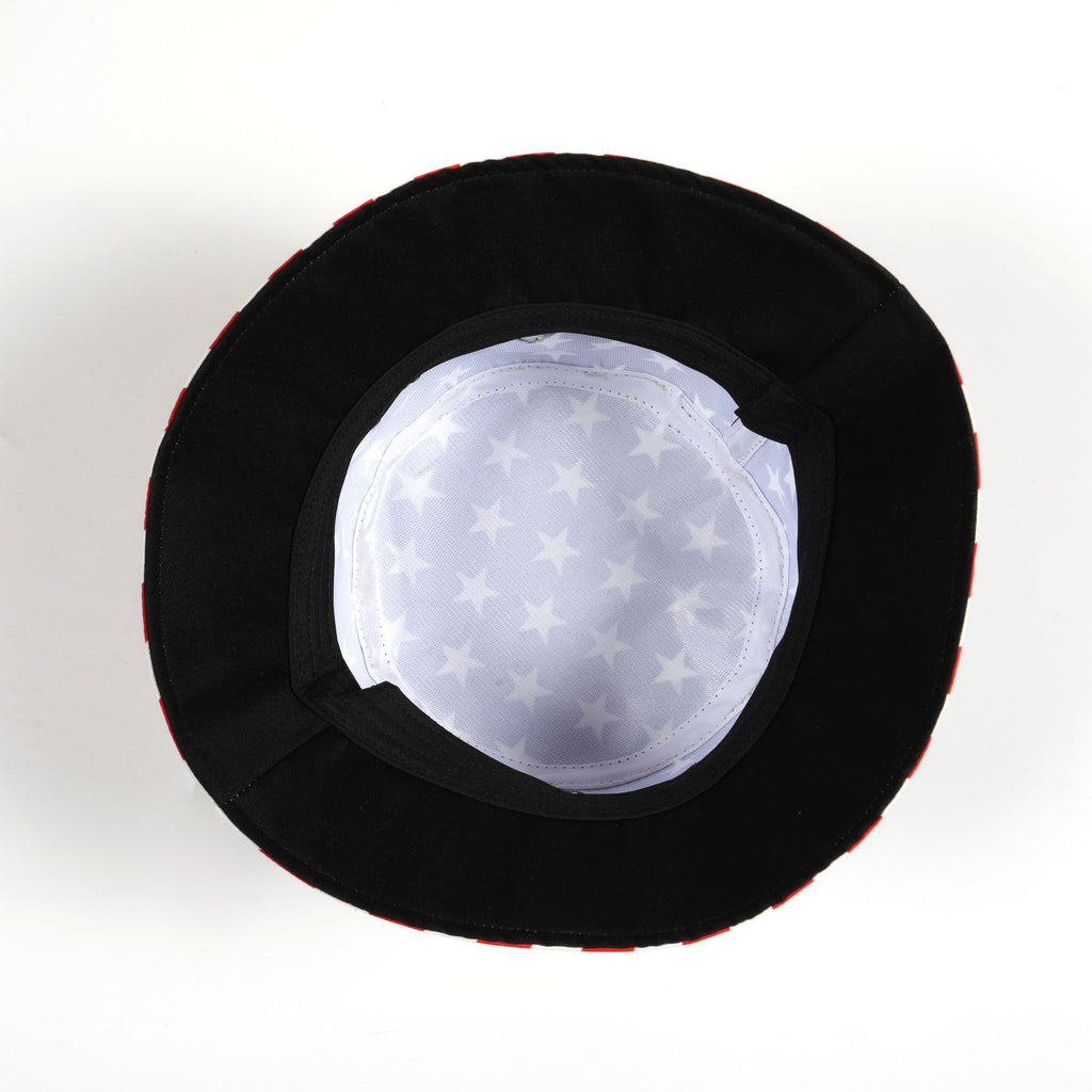 American flag bucket hat Independence Day top hat basin hat advertising promotion sunscreen sun hat logo customization