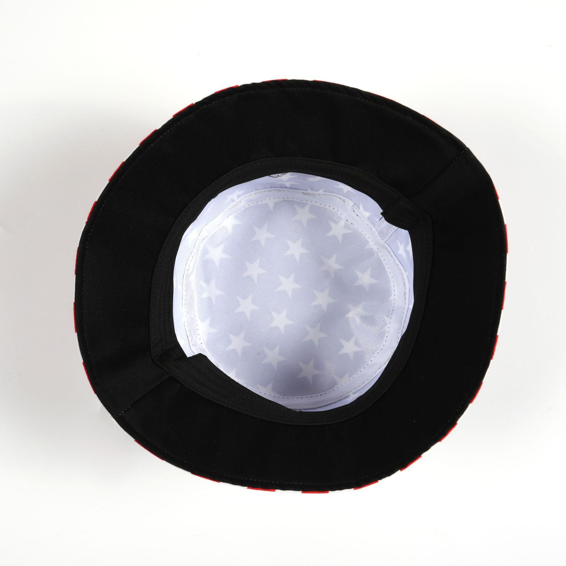 American flag bucket hat Independence Day top hat basin hat advertising promotion sunscreen sun hat logo customization
