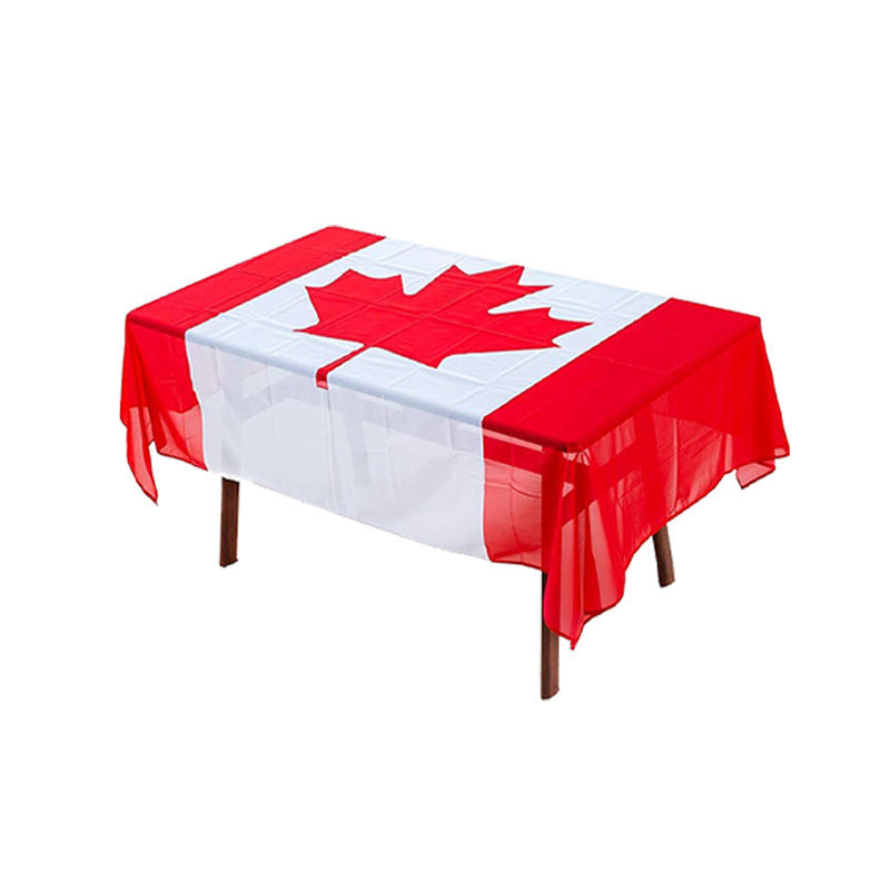 Cross-border U.S.-Canada-Mexico 2026 World Cup Products Tablecloth Table Flag Party Event Home Decoration Polyester Table Cover