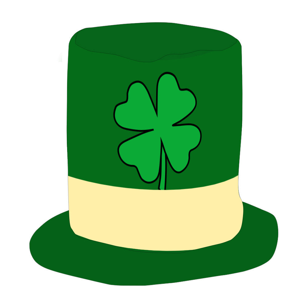 St. Patrick's Day Hat, Irish Day Hat, Party Hat, St. Patrick's Day, Leafy Day, Clover Hat.