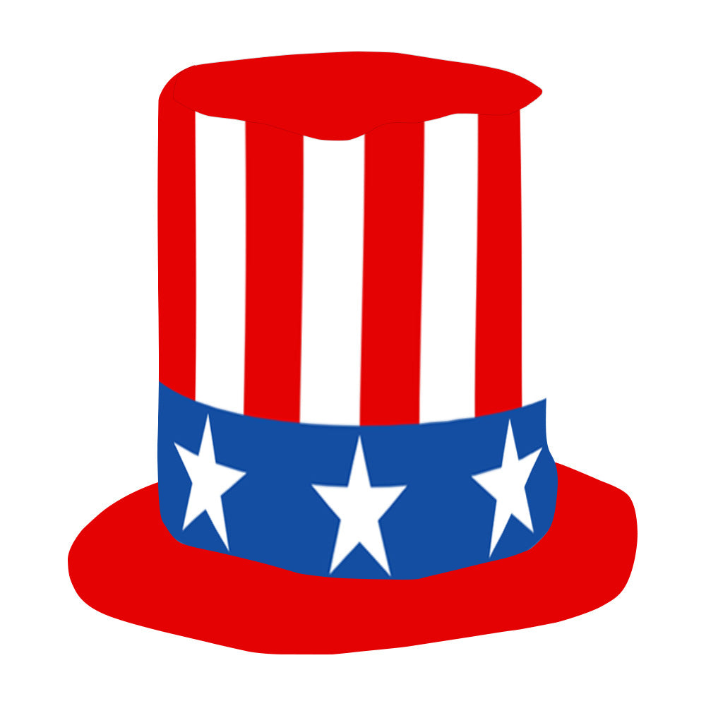 Independence Day Hat Uncle Sam Hat Fourth of July American Flag Top Hat Top Hat Labor Day Decorative Hat