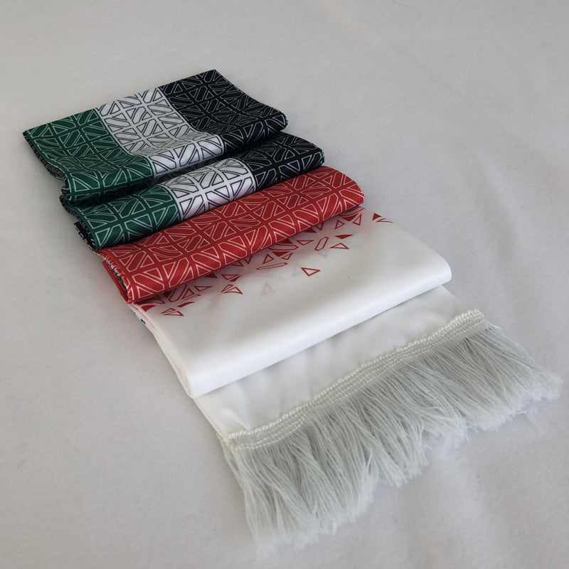 US, Canada and Mexico World Cup fan scarves, football matches, club plain weave scarves, custom cheering props