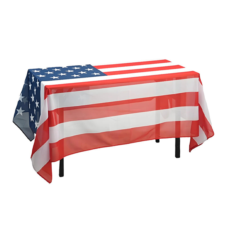 Cross-border U.S.-Canada-Mexico 2026 World Cup Products Tablecloth Table Flag Party Event Home Decoration Polyester Table Cover