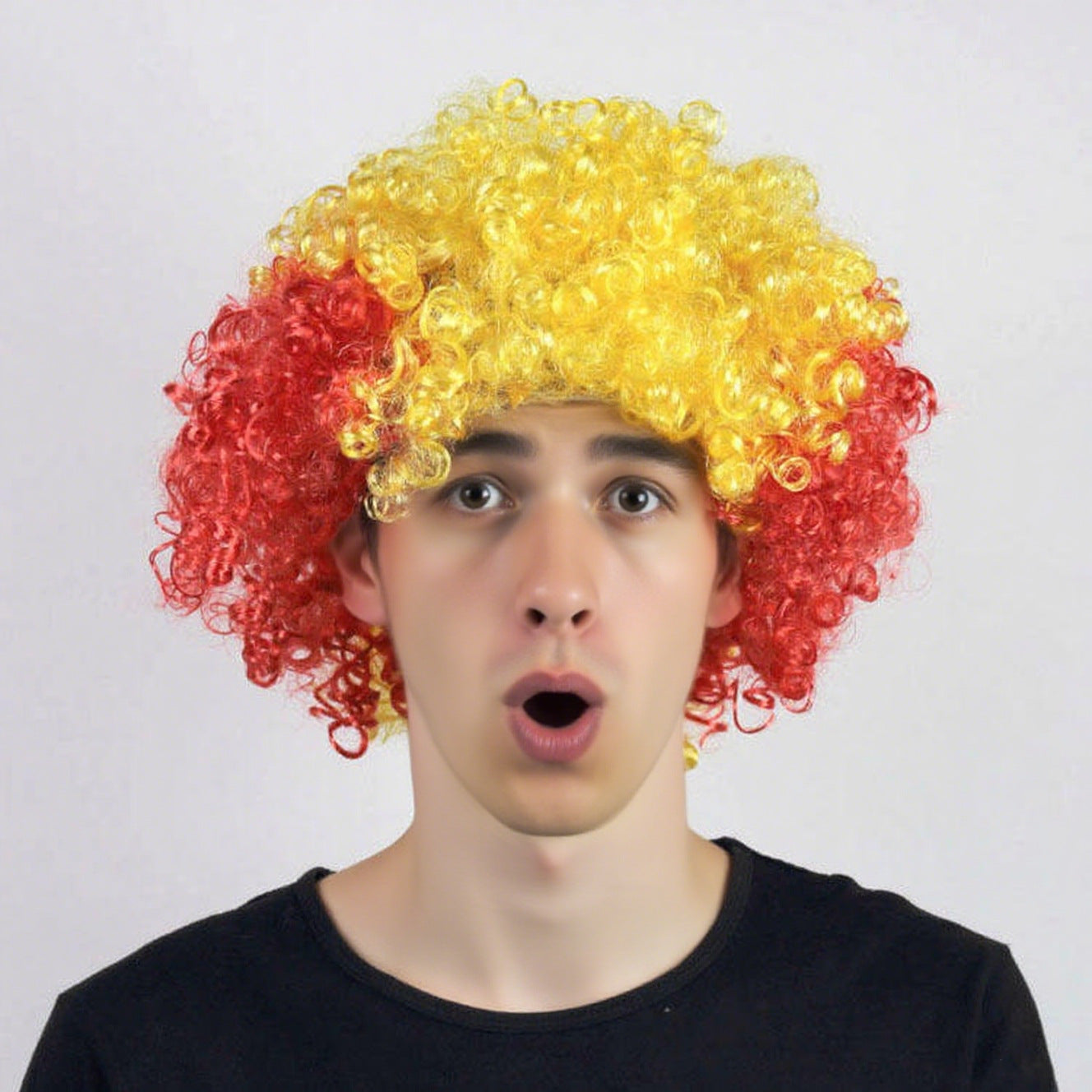 U.S.-Canada-Mexico 2026 World Cup Flag Color Wig Football Fans Carnival Decoration Event Cheers Explosive Headgear