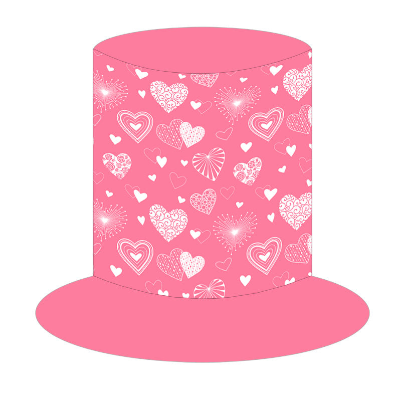 Cross-border Valentine's Day decorative hat love high hat lip print heart-shaped Valentine's Day party supplies photo props