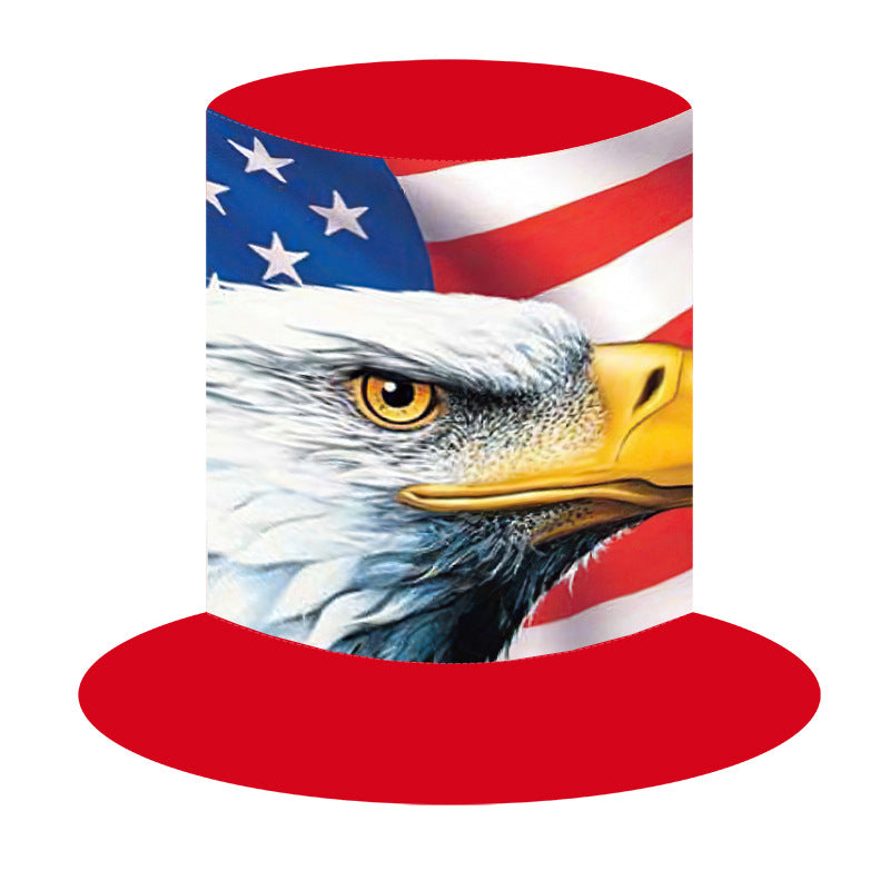 Independence Day Hat Uncle Sam Hat Fourth of July American Flag Top Hat Top Hat Labor Day Decorative Hat