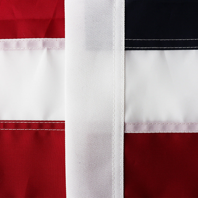 Cross-border spot, Independence Day American embroidered flag 3 * 5ft Oxford cloth splicing star strip American embroidered flag