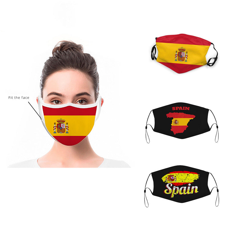 Spanish flag National Day flag hand waving flag stringing flag car flag fans backpack masks foreign trade campaign flag