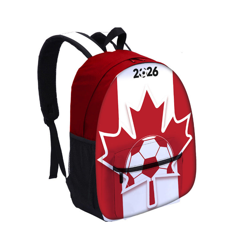 Cross-border US, Canada and Mexico 2026 World Cup products Fan backpack Unisex travel football backpack customization