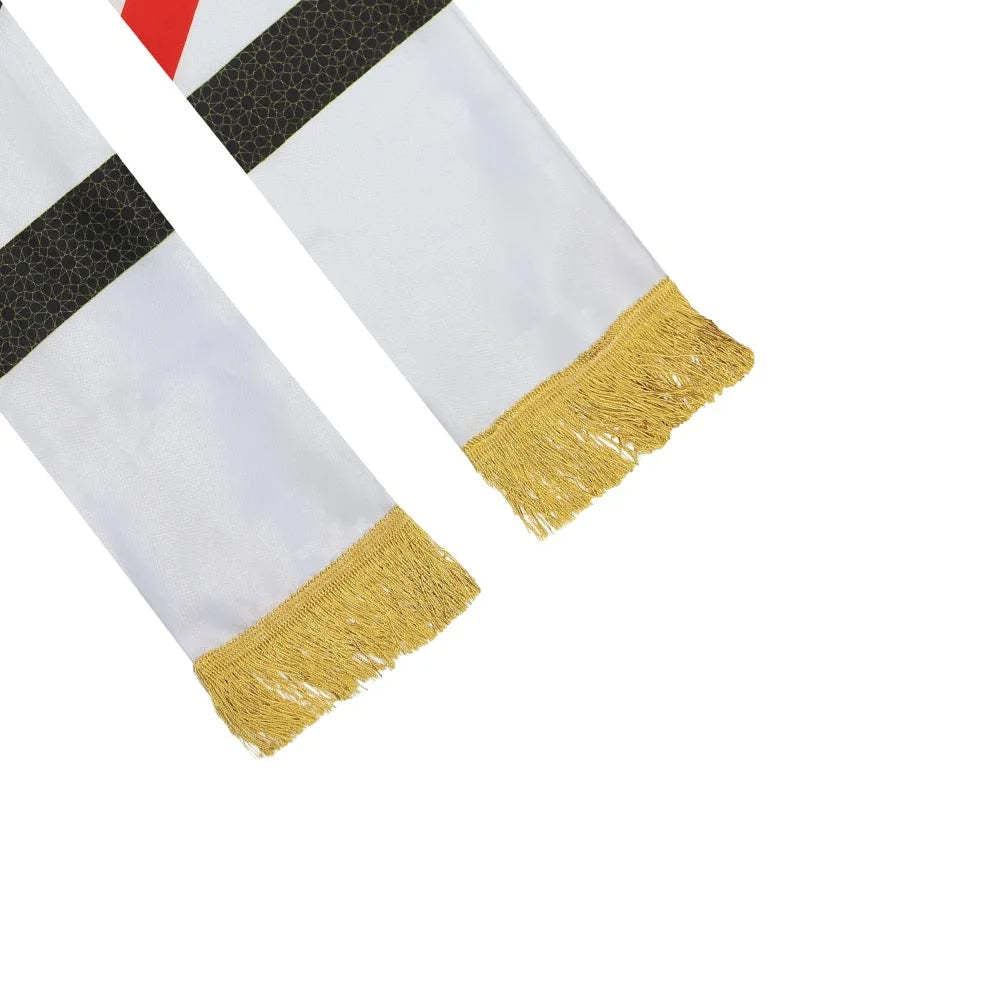 UAE flag scarf velvet bronzing National Day shawl satin printing UAE ribbon Middle East commemorative gift