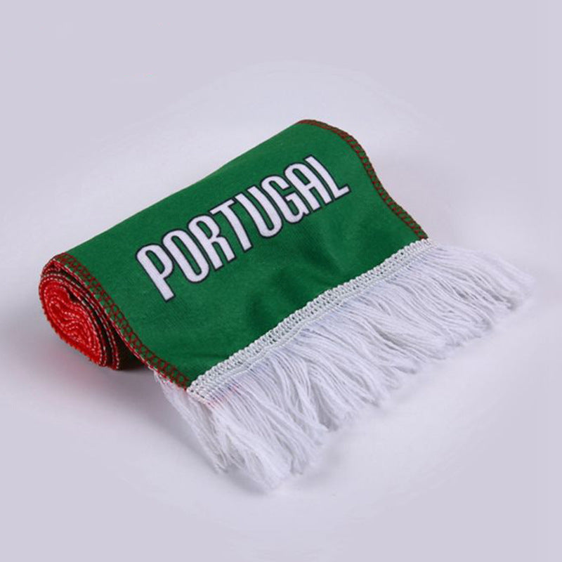2026 US, Canada and Mexico World Cup Football Event Campaign Festival Advertising Scarf Single-sided velvet Fan Scarf Customization