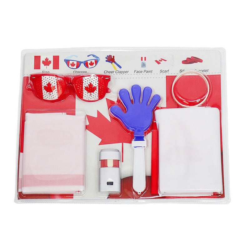 US, Canada and Mexico 2026 World Cup peripheral products, football fans, scarves, Mexican flags, cheering glasses, face color