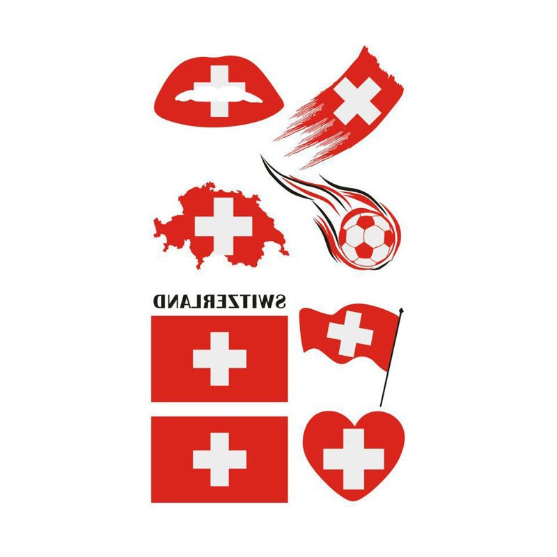 U.S.-Canada-Mexico 2026 World Cup Peripheral Products Fan Face Stickers Come on Expression Personalized Design Tattoo Stickers