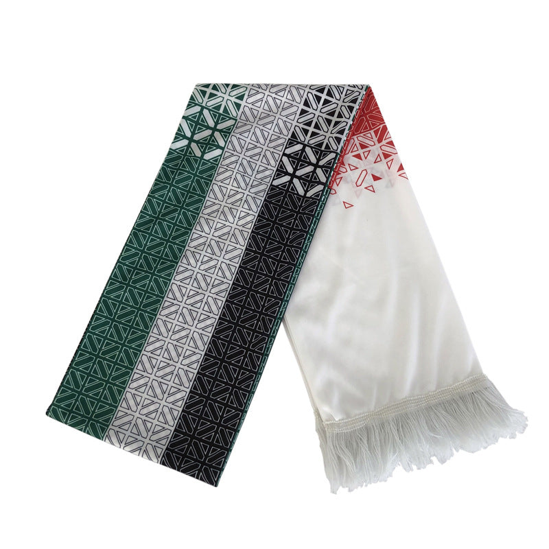 US, Canada and Mexico World Cup fan scarves, football matches, club plain weave scarves, custom cheering props