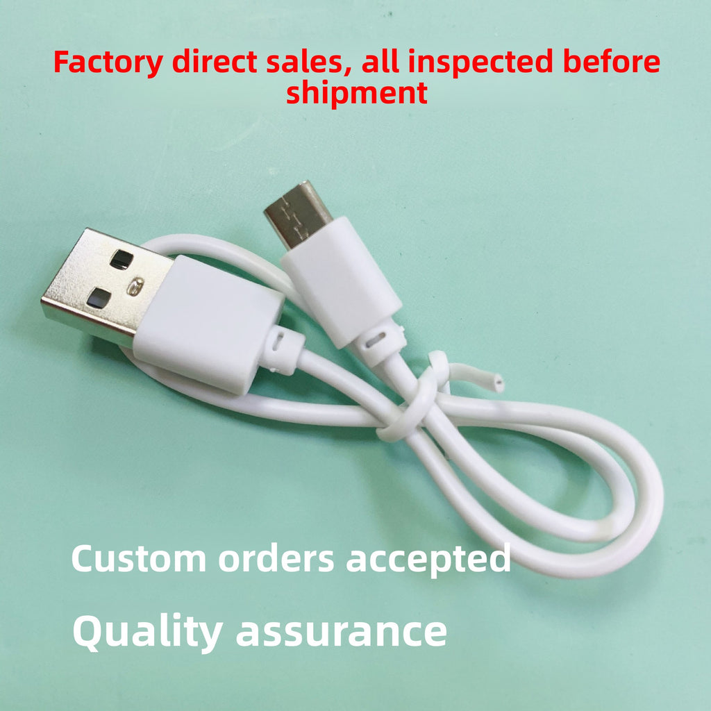 Data cable V8 is suitable for Android Typec USB fast charging mobile phone 2A Bluetooth headset humidifier pure copper charging cable