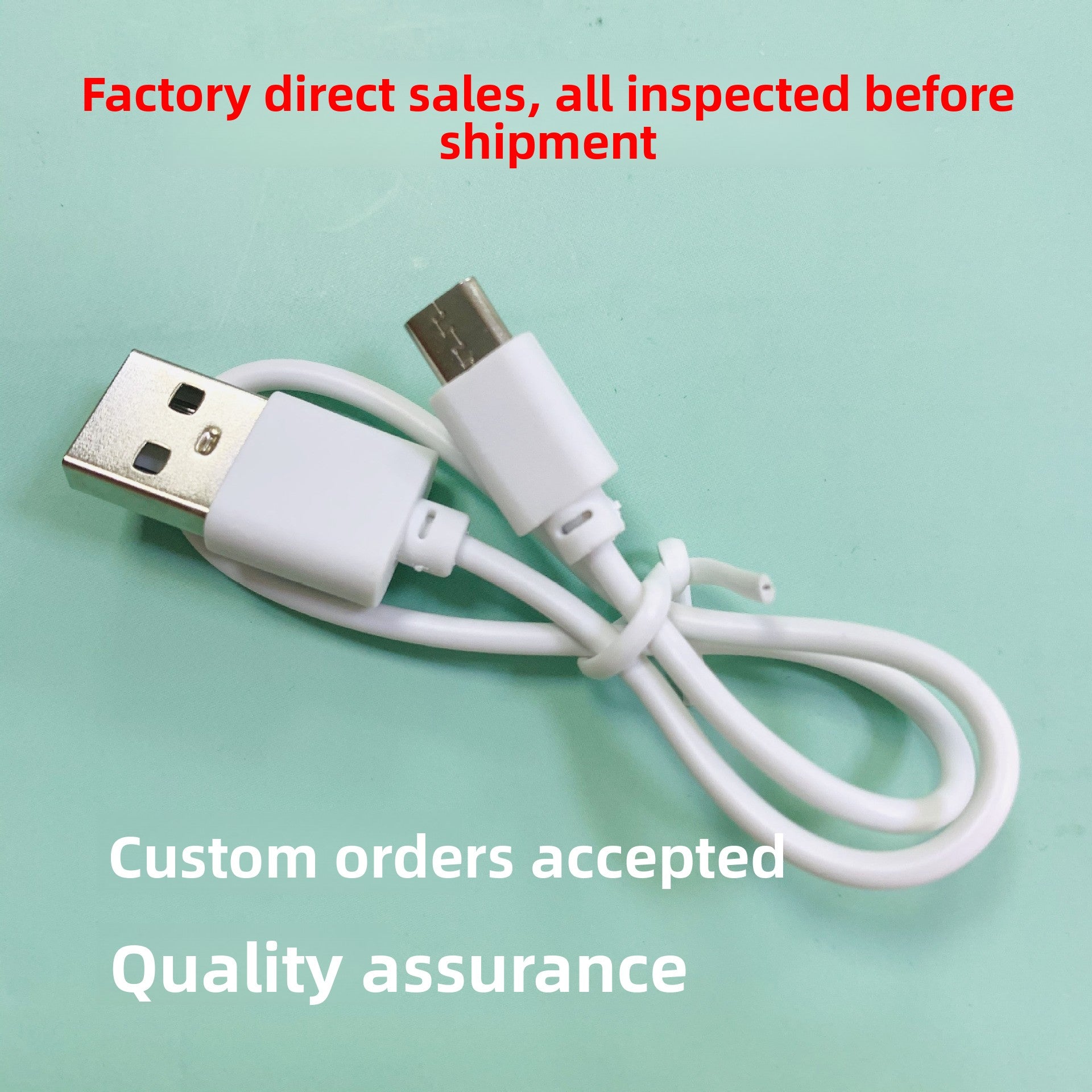 Data cable V8 is suitable for Android Typec USB fast charging mobile phone 2A Bluetooth headset humidifier pure copper charging cable