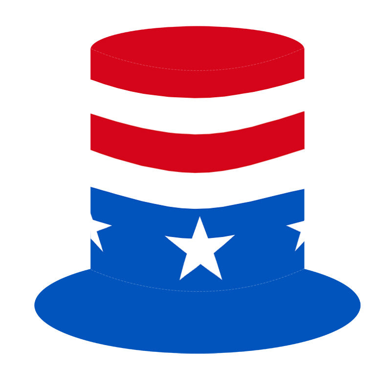 Independence Day Hat Uncle Sam Hat Fourth of July American Flag Top Hat Top Hat Labor Day Decorative Hat