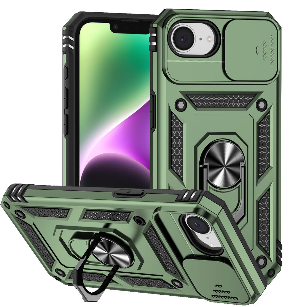 Factory hot-selling cross-border Apple mobile phone case, suitable for iphone16E mobile phone case, anti-drop sergeant upgrade version