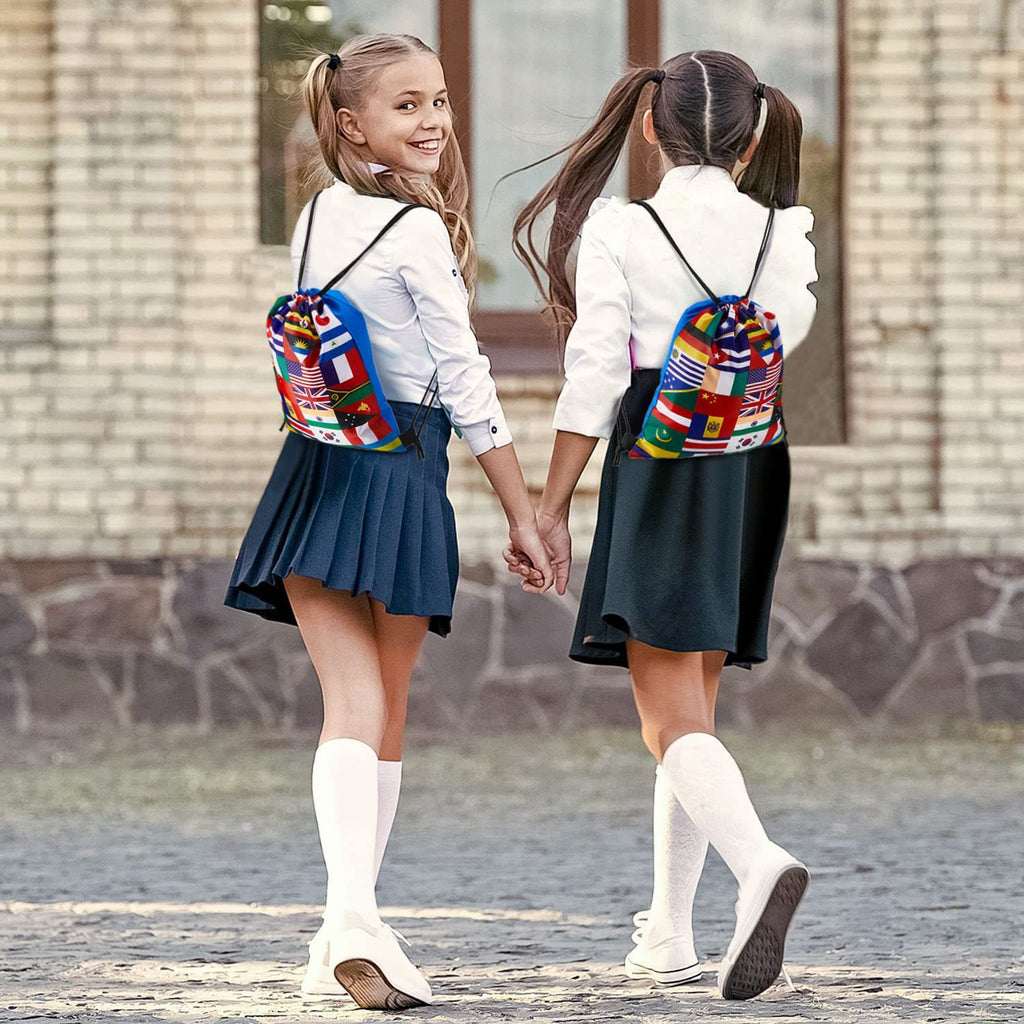 2026 World Cup product national flag pattern pull rope bag football theme drawstring bag bundle mouth bag storage bag customization