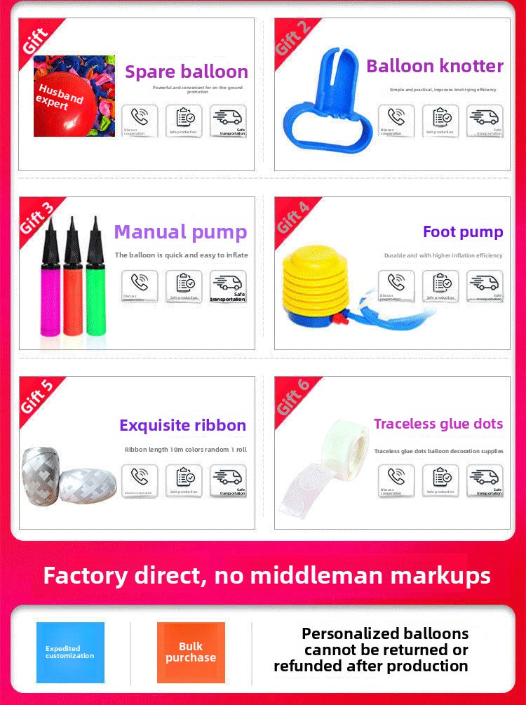 Custom printed advertising balloons: logo, kindergarten designs, qr code printing, grand opening decorations, and personalized balloons for street vendors