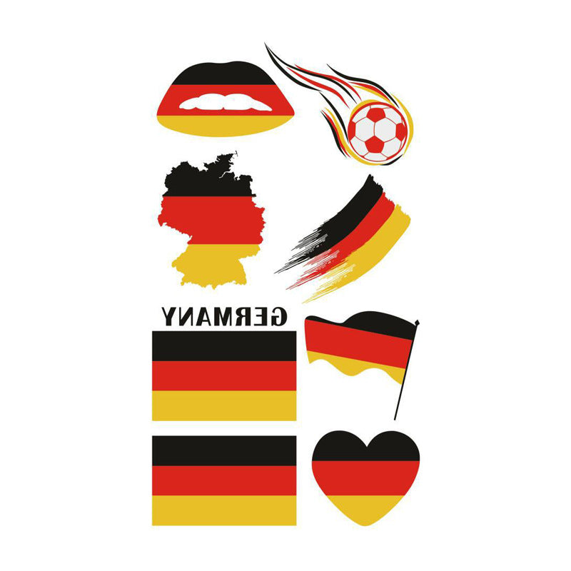 U.S.-Canada-Mexico 2026 World Cup Peripheral Products Fan Face Stickers Come on Expression Personalized Design Tattoo Stickers