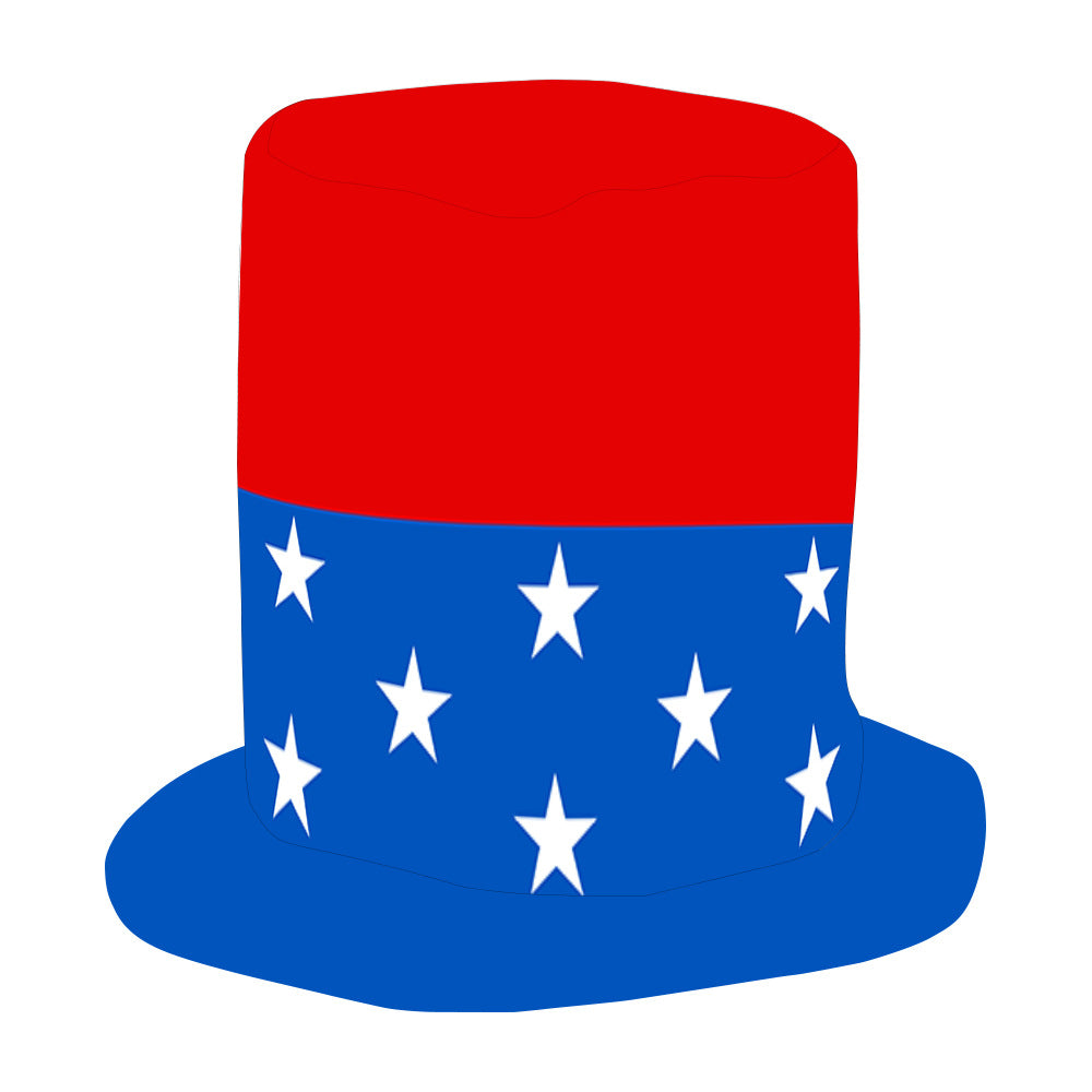 Independence Day Hat Uncle Sam Hat Fourth of July American Flag Top Hat Top Hat Labor Day Decorative Hat