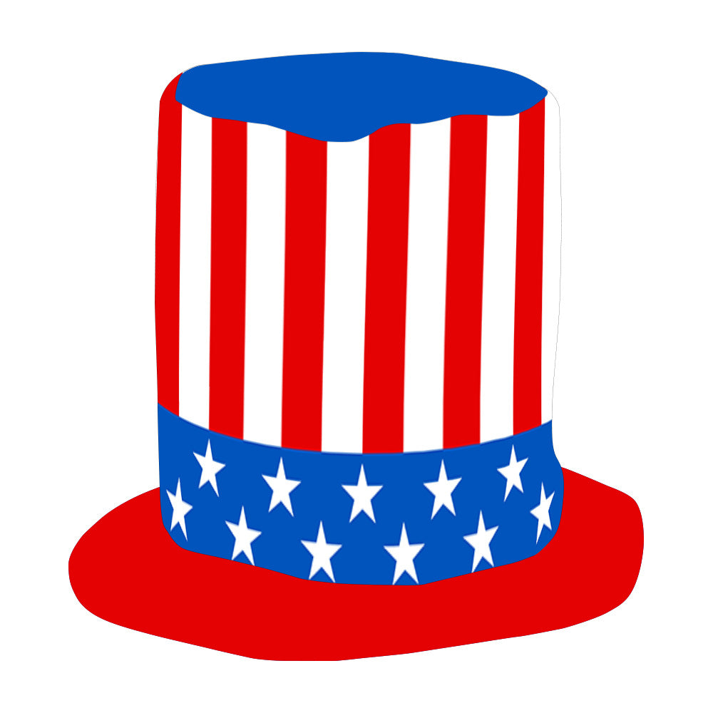 Independence Day Hat Uncle Sam Hat Fourth of July American Flag Top Hat Top Hat Labor Day Decorative Hat