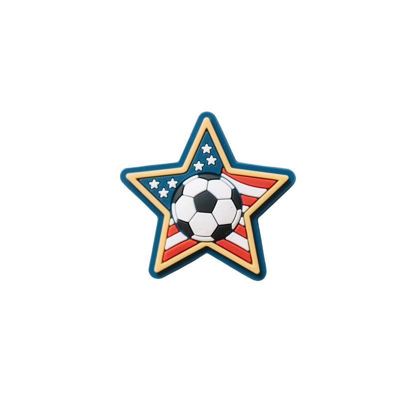 U.S.-Canada-Mexico 2026 World Cup Refrigerator Sticker Creative Cartoon PVC Sticker Fan Products Merchandise Souvenirs