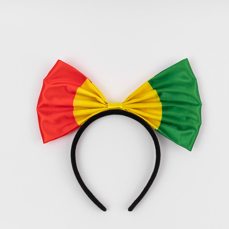 2026 World Cup flag bow headband United States Canada Mexico flag headband fans headband flag head