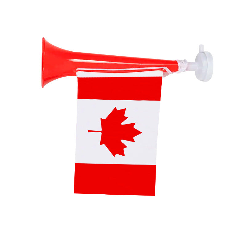 2026 US, Canada and Mexico World Cup horn flag with national flag fans horn football game games cheering props