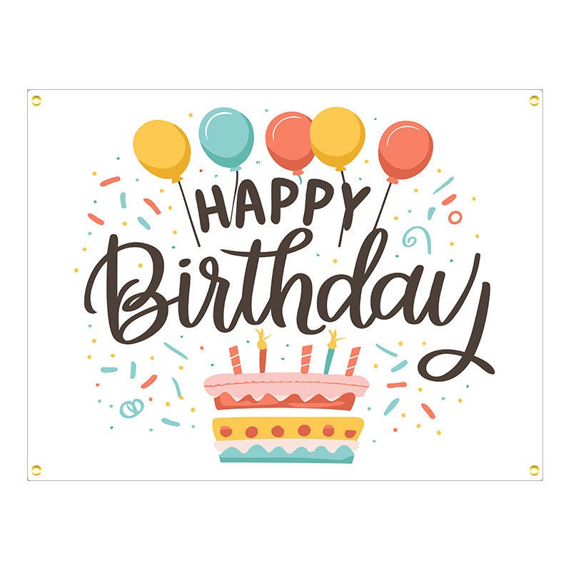 ins style birthday background cloth hanging cloth children's party 100 days year old arrangement cartoon tapestry photo photography cloth