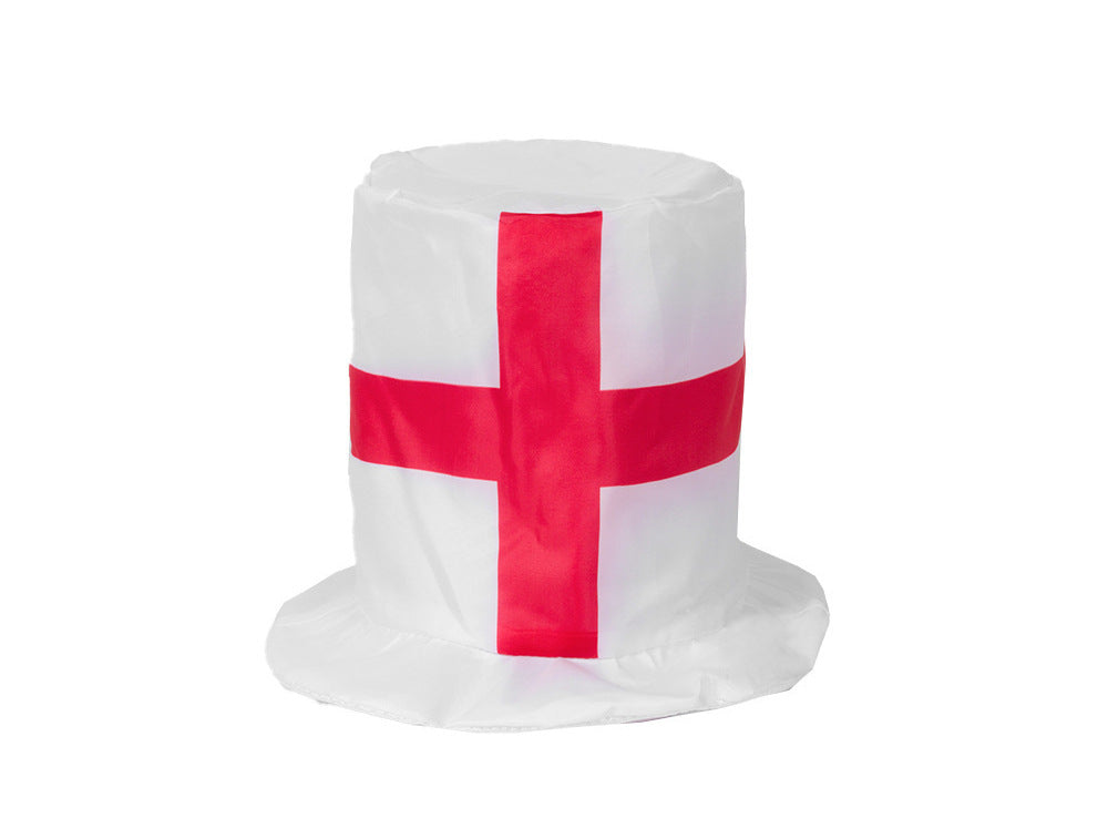 2026 US-Canada-Mexico World Cup Hat Fan Supplies Cheering Props Digital Printing Polyester Flag High Hat